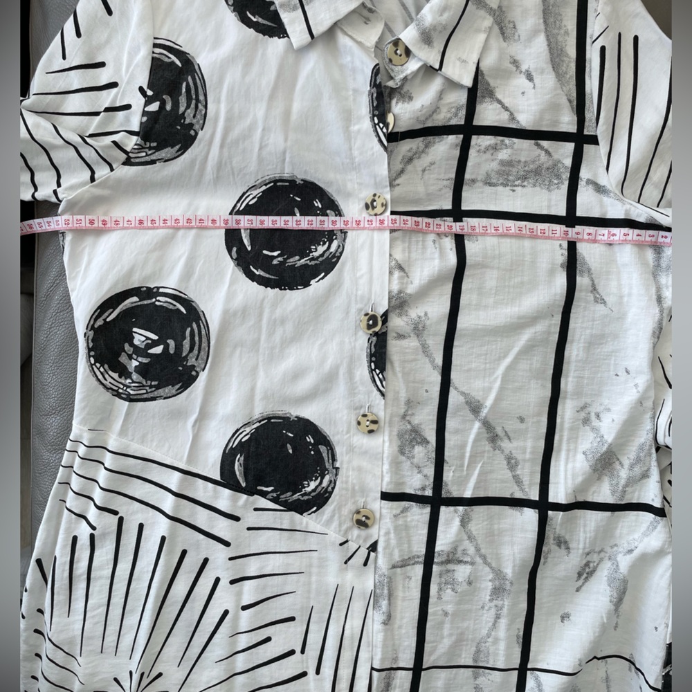 Boho Tunic with Mixed Pattern - Picture 10 of 10